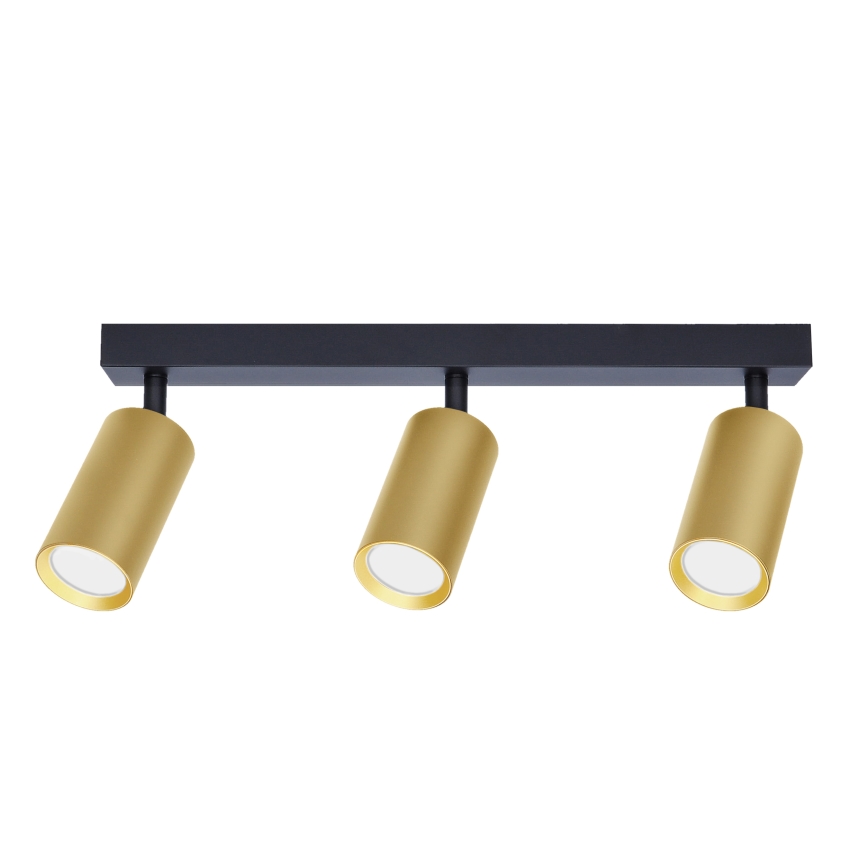 Brilagi - LED димируемо точково осветително тяло SELE GOLDEN 3xGU10/6,5W/230V 2700-6500K черно/златно