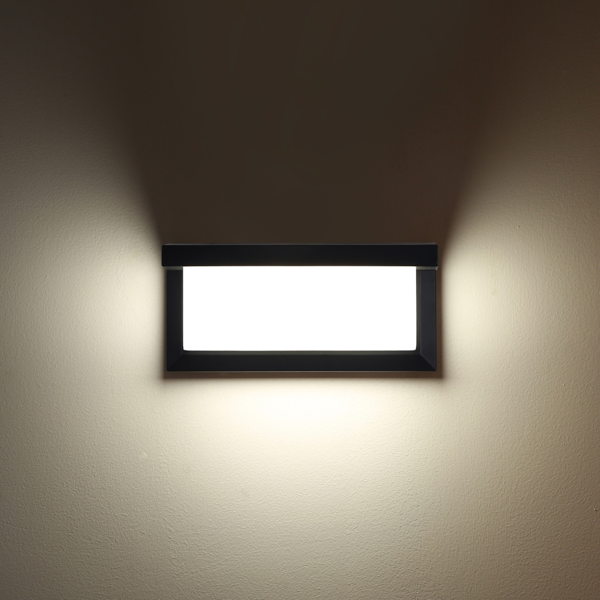 Brilagi - LED димируемо външно стенно осветително тяло BRICKY 1xE27/6W/230V 2700-6500K IP54 черно