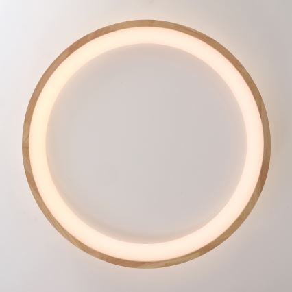 Brilagi - LED таванно осветително тяло FALCON WOOD LED/60W/230V 3000/4000/6000K диаметър 80 см дървесен декор