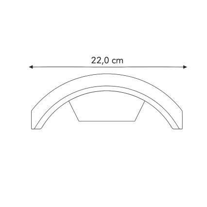 Brilagi - LED Екстериорен аплик ARCELO LED/8W/230V IP54