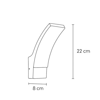 Brilagi - LED Екстериорен аплик ARCELO LED/9W/230V IP44