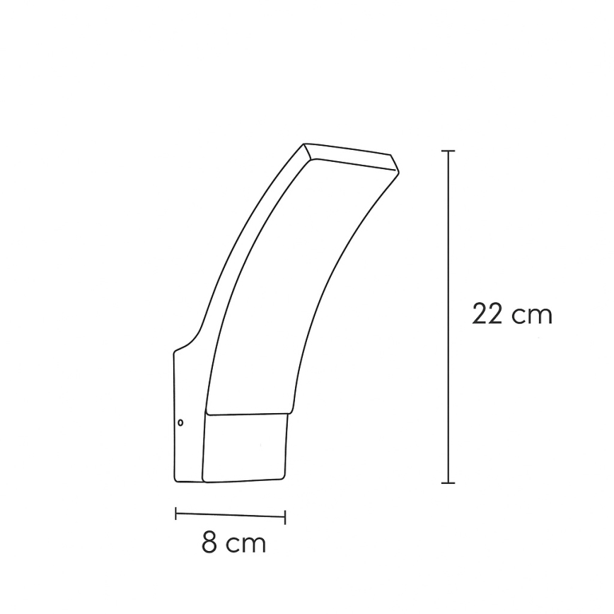 Brilagi - LED Екстериорен аплик ARCELO LED/9W/230V IP44