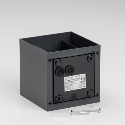 Brilagi - LED Екстериорен аплик CUBE LED/6W/230V антрацит IP54