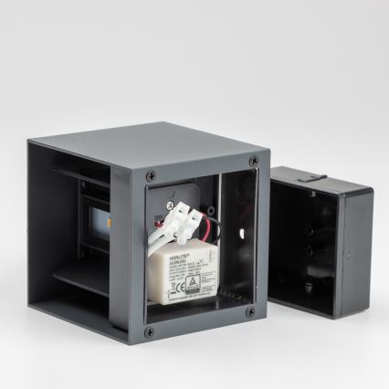 Brilagi - LED Екстериорен аплик CUBE LED/6W/230V антрацит IP54
