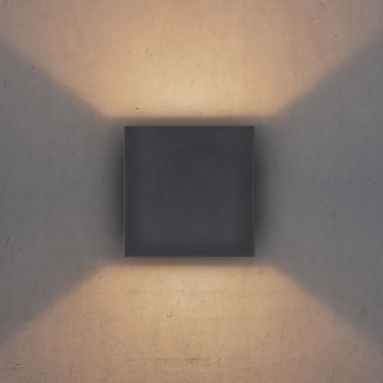 Brilagi - LED Екстериорен аплик CUBE LED/6W/230V антрацит IP54