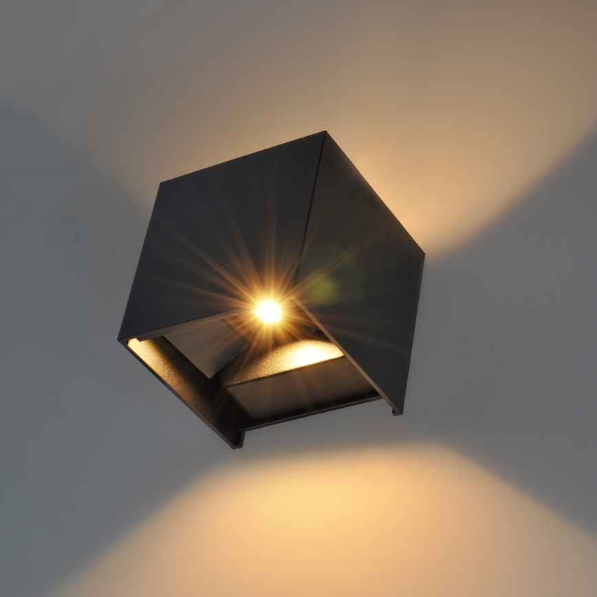 Brilagi - LED Екстериорен аплик CUBE LED/6W/230V IP54