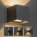 Brilagi - LED Екстериорен аплик CUBE LED/6W/230V сив IP54