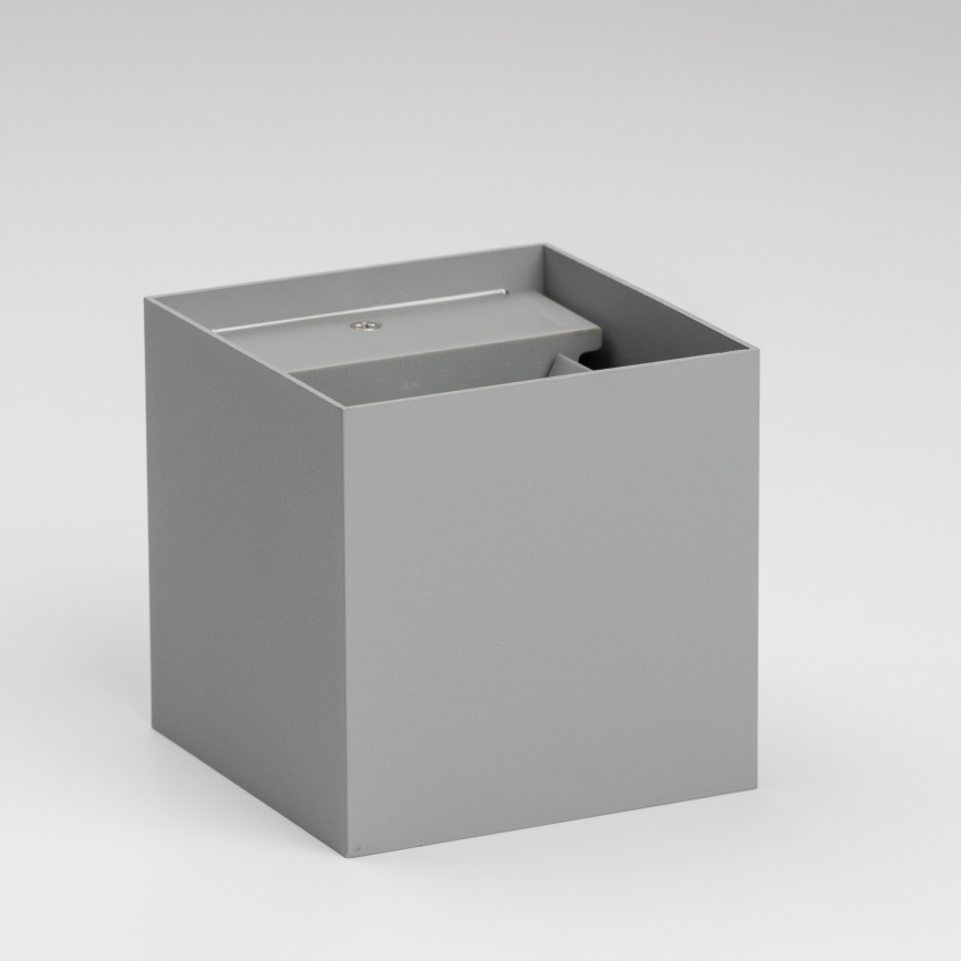 Brilagi - LED Екстериорен аплик CUBE LED/6W/230V сив IP54