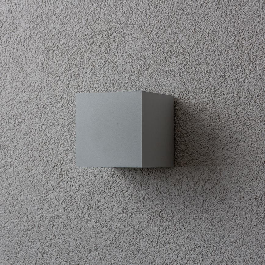 Brilagi - LED Екстериорен аплик CUBE LED/6W/230V сив IP54