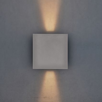Brilagi - LED Екстериорен аплик CUBE LED/6W/230V сив IP54