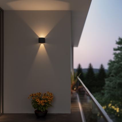 Brilagi - LED Екстериорен аплик RONDO LED/6W/230V антрацит IP54