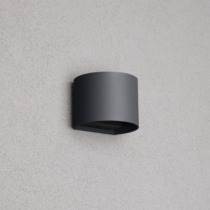 Brilagi - LED Екстериорен аплик RONDO LED/6W/230V антрацит IP54