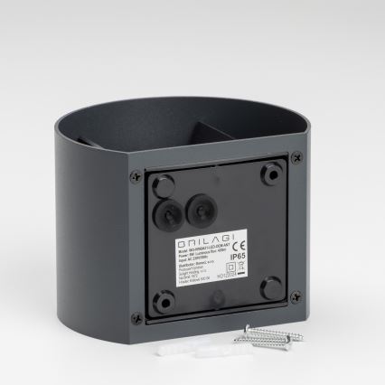Brilagi - LED Екстериорен аплик RONDO LED/6W/230V антрацит IP54