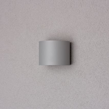 Brilagi - LED Екстериорен аплик RONDO LED/6W/230V сив IP54