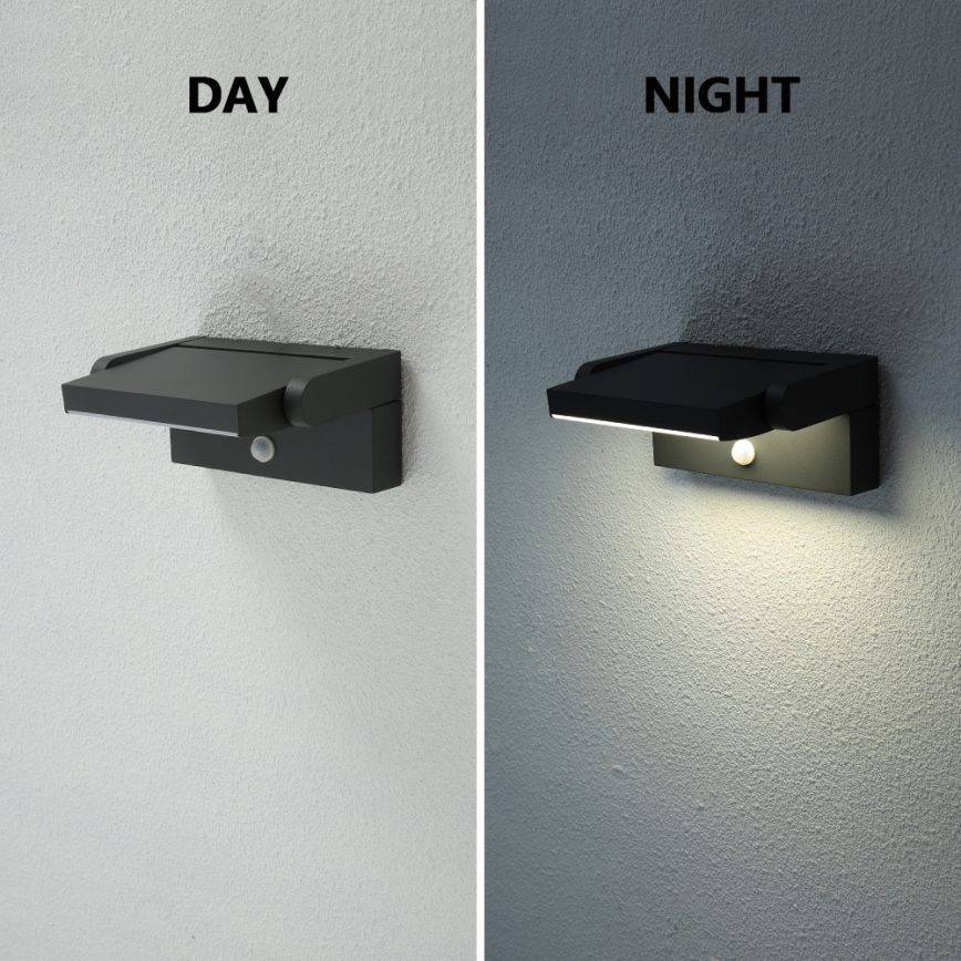 Brilagi - LED Екстериорен аплик със сензор ANKLE LED/12,5W/230V IP54