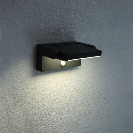Brilagi - LED Екстериорен аплик със сензор ANKLE LED/12,5W/230V IP54