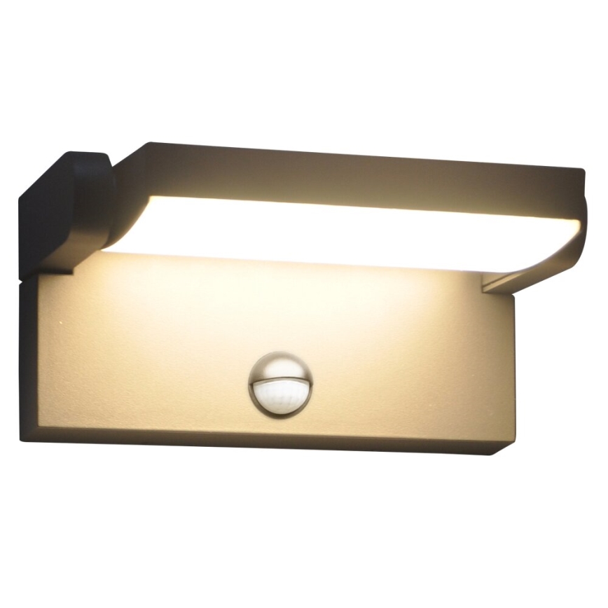 Brilagi - LED Екстериорен аплик със сензор ANKLE LED/18W/230V 3000K IP65 антрацит