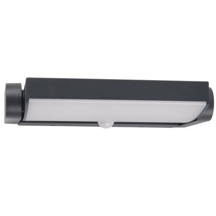 Brilagi - LED Екстериорен аплик със сензор ANKLE LED/18W/230V 3000K IP65 антрацит