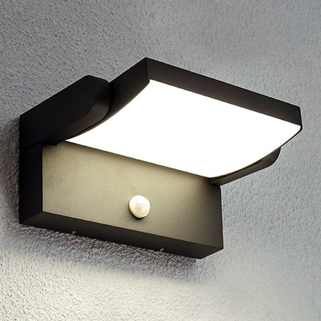 Brilagi - LED Екстериорен аплик със сензор ANKLE LED/18W/230V 4000K IP65 антрацит