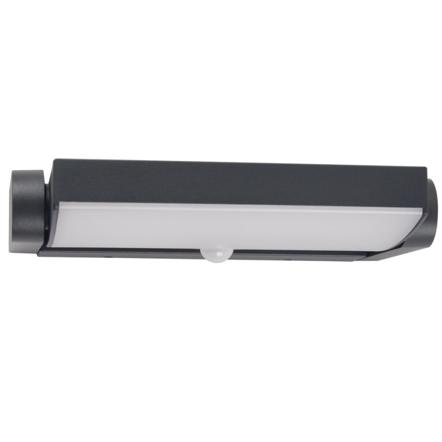 Brilagi - LED Екстериорен аплик със сензор ANKLE LED/18W/230V 4000K IP65 антрацит