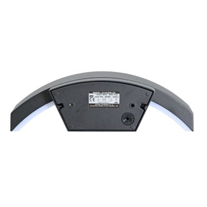 Brilagi - LED Екстериорен аплик със сензор ARCELO LED/8W/230V IP54