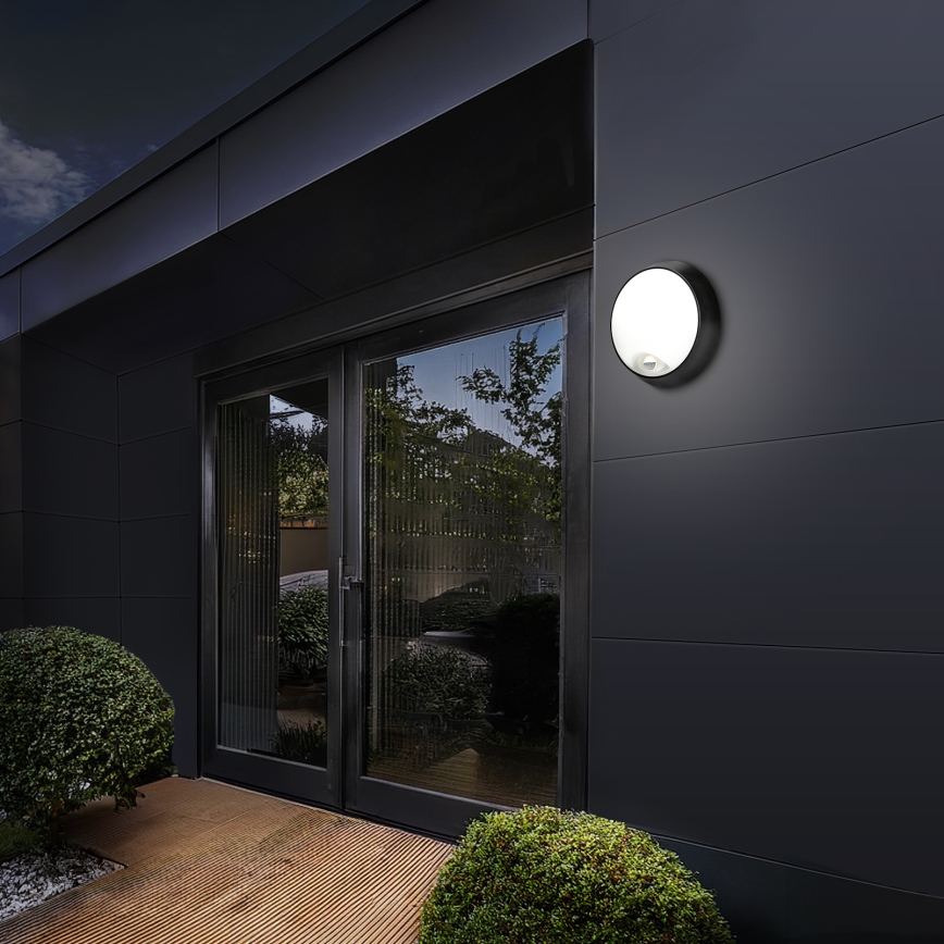 Brilagi - LED Екстериорен аплик със сензор 2в1 BULKHEAD LED/20W/230V IP65