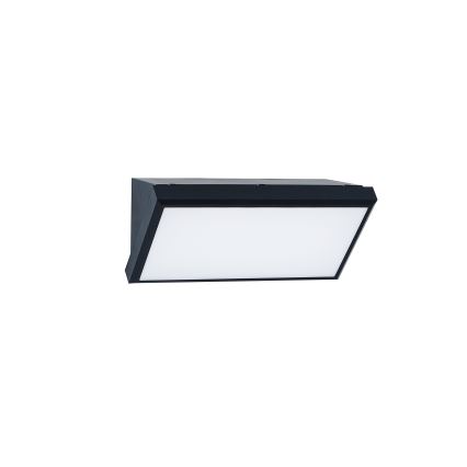 Brilagi - LED Екстериорен аплик със сензор TRIANGLE LED/20W/230V черен IP65