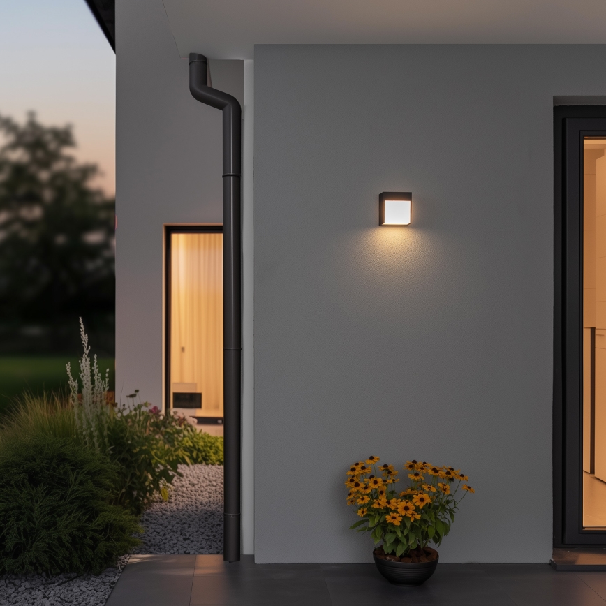 Brilagi - LED Екстериорен аплик TERNI LED/12W/230V антрацит IP44