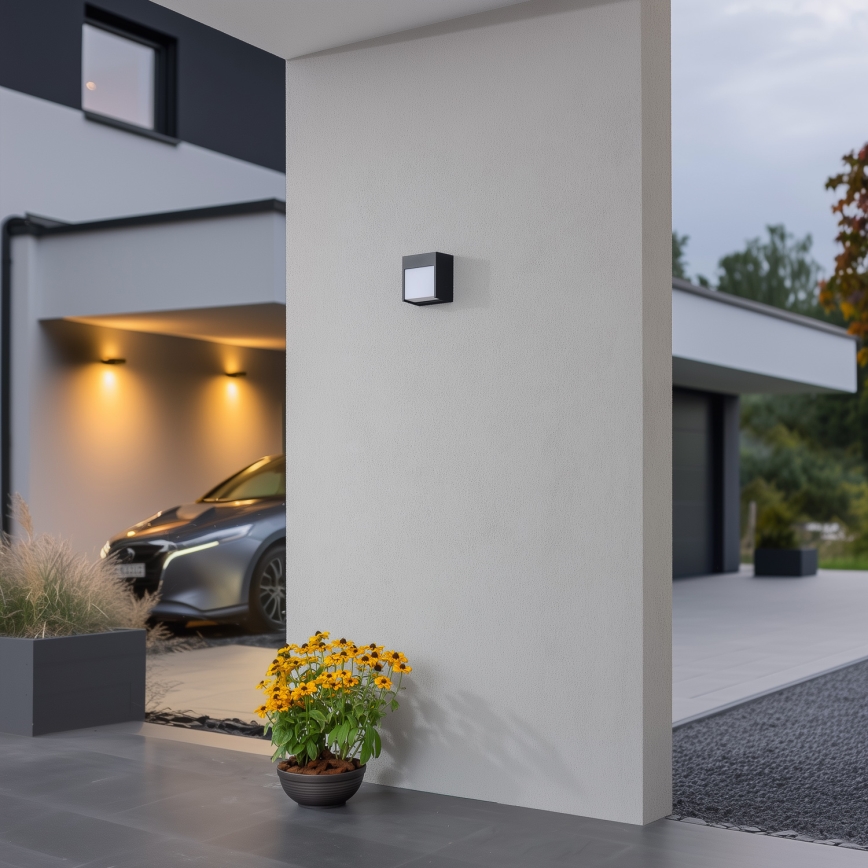 Brilagi - LED Екстериорен аплик TERNI LED/12W/230V антрацит IP44