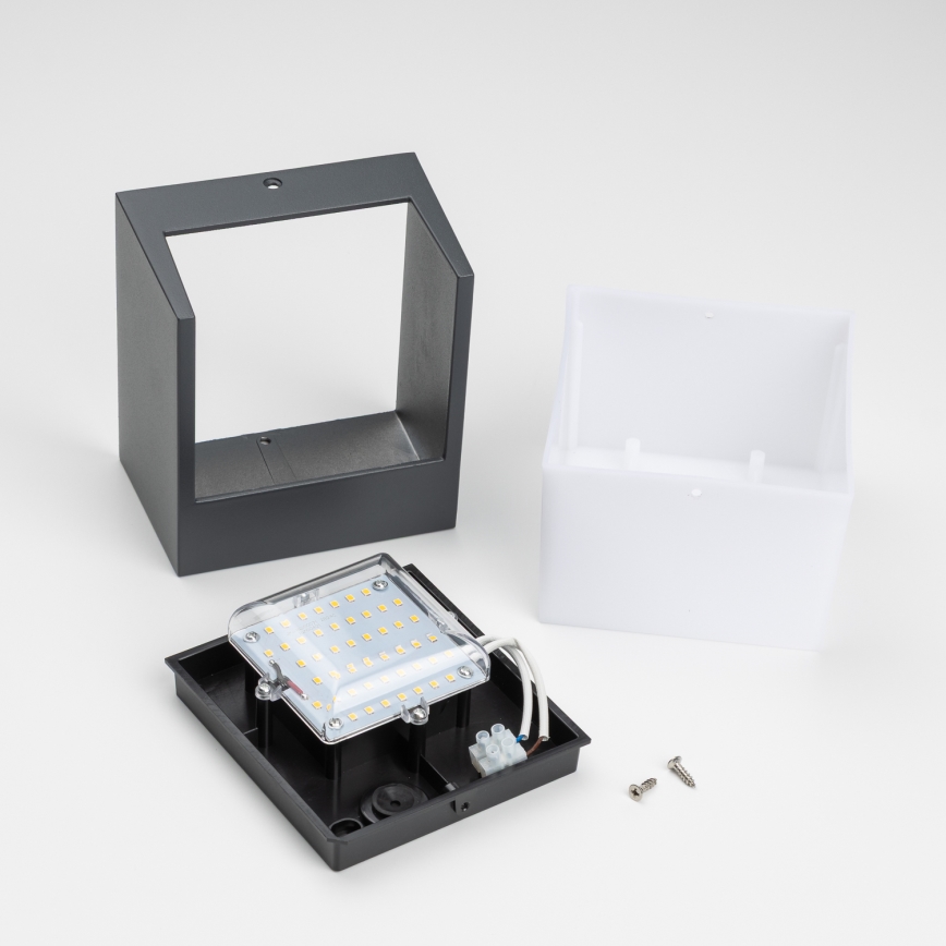 Brilagi - LED Екстериорен аплик TERNI LED/12W/230V антрацит IP44