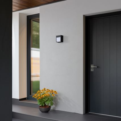 Brilagi - LED Екстериорен аплик TERNI LED/12W/230V черен IP44