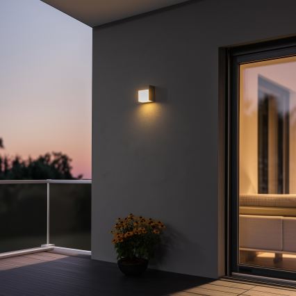 Brilagi - LED Екстериорен аплик TERNI LED/12W/230V сив IP44