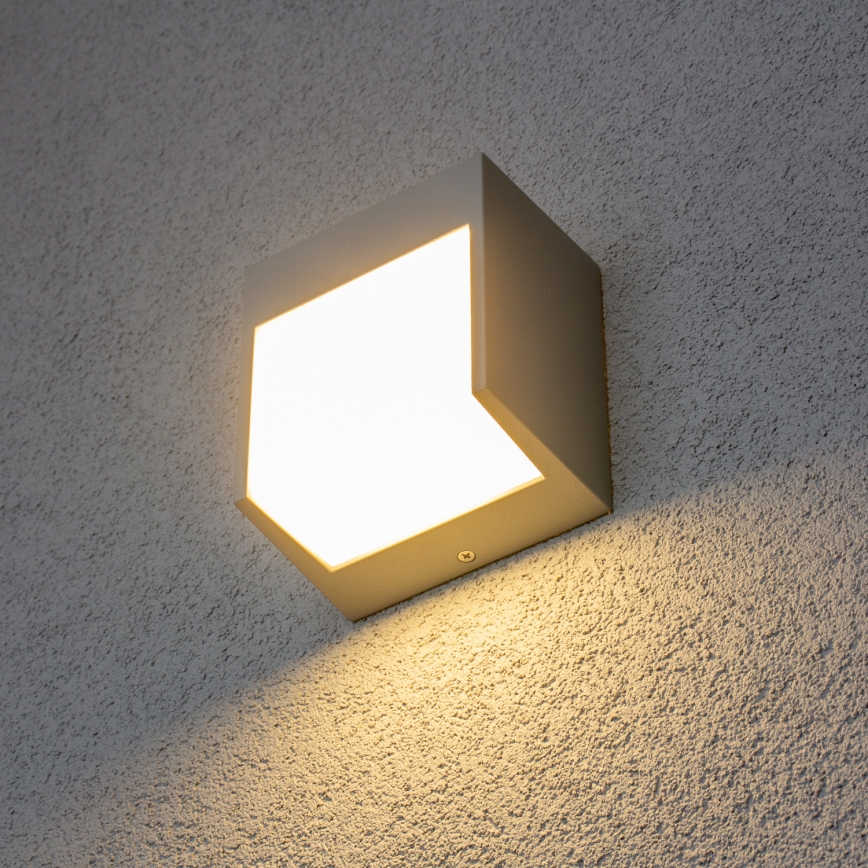 Brilagi - LED Екстериорен аплик TERNI LED/12W/230V сив IP44