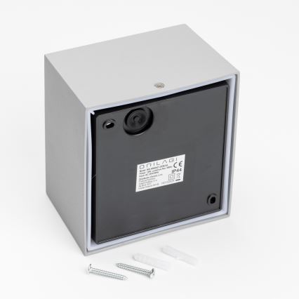 Brilagi - LED Екстериорен аплик TERNI LED/12W/230V сив IP44