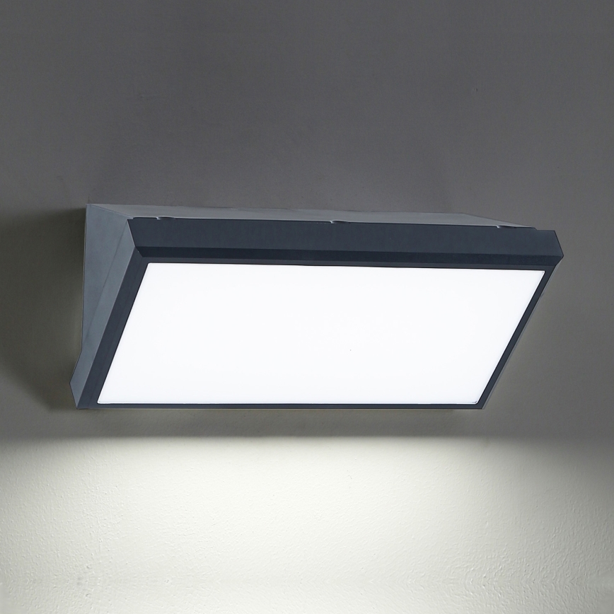 Brilagi - LED Екстериорен аплик TRIANGLE LED/20W/230V антрацит IP65