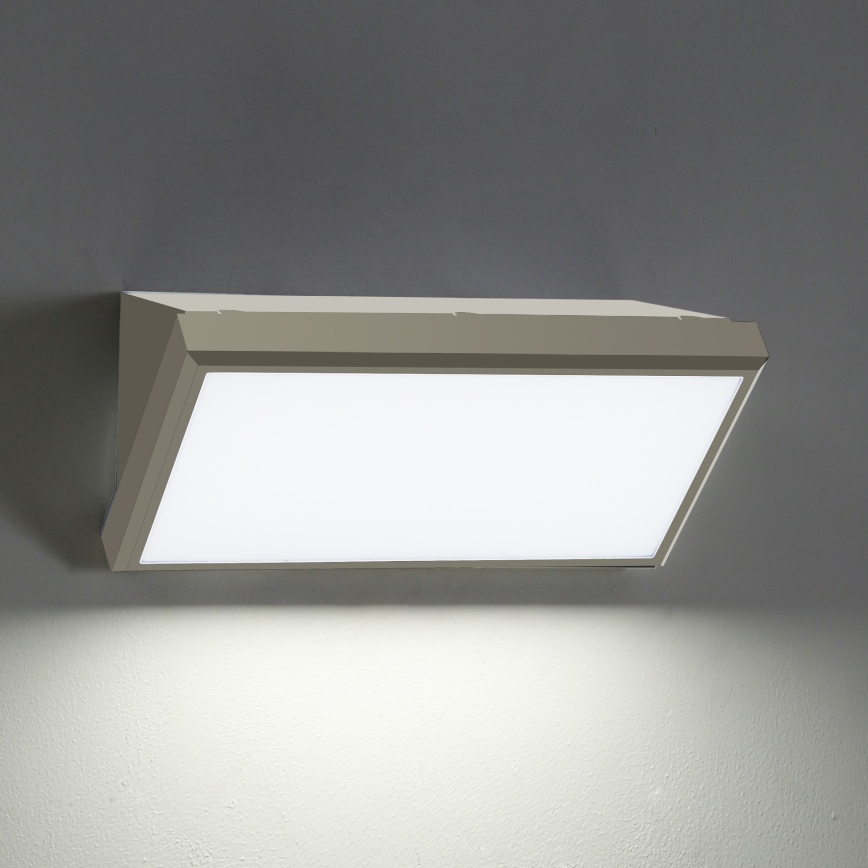 Brilagi - LED Екстериорен аплик TRIANGLE LED/20W/230V сив IP65