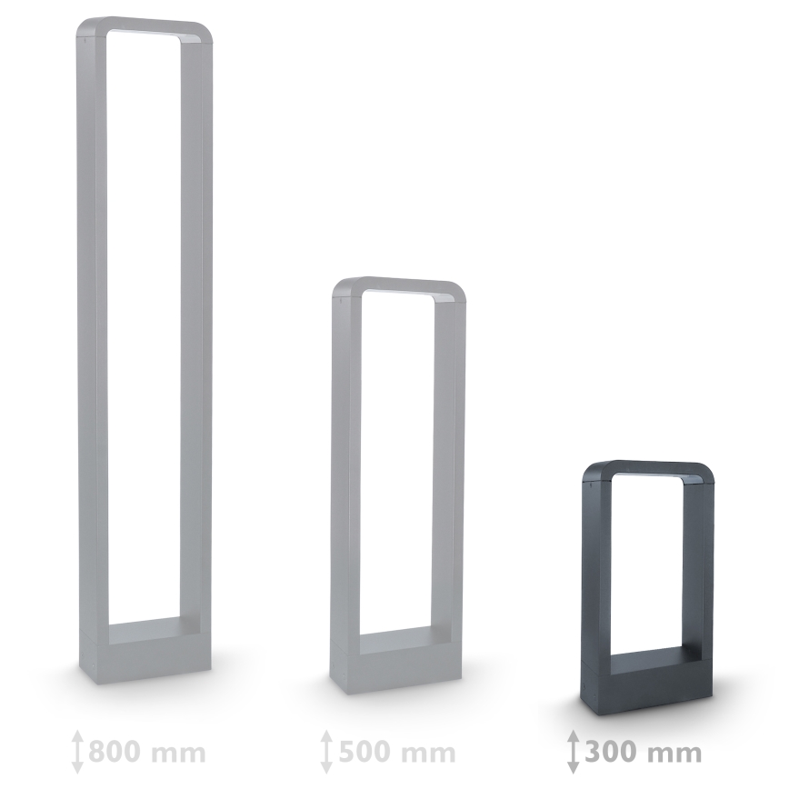 Brilagi - LED Екстериорна лампа BARI LED/7W/230V 3000/4000/6000K антрацит IP54 30 см