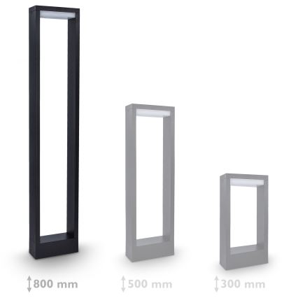 Brilagi - LED Екстериорна лампа BARI LED/7W/230V 3000/4000/6000K антрацит IP54 80 см