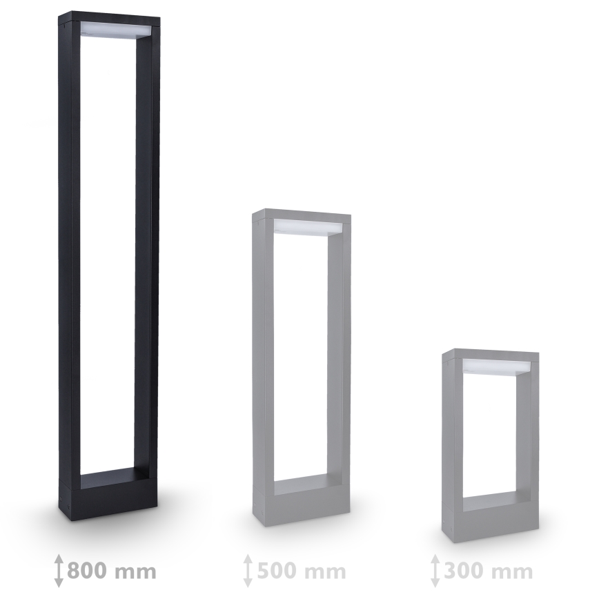 Brilagi - LED Екстериорна лампа BARI LED/7W/230V 3000/4000/6000K антрацит IP54 80 см