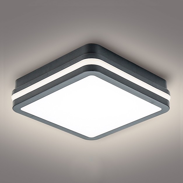 Brilagi - LED Екстериорна лампа BENE LED/18W/230V 22x22 см антрацит IP54
