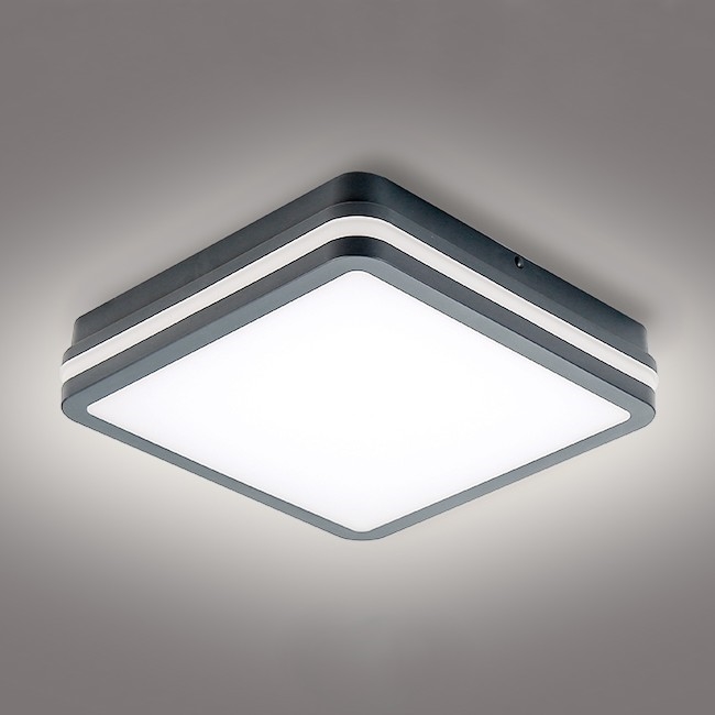 Brilagi - LED Екстериорна лампа BENE LED/24W/230V 26x26 см антрацит IP54