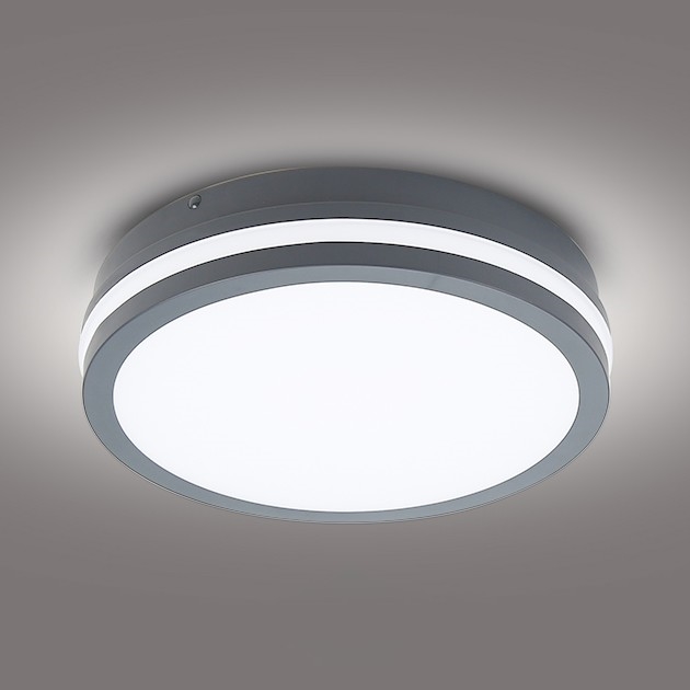 Brilagi - LED Екстериорна лампа BENE LED/24W/230V Ø 26 см антрацит IP54
