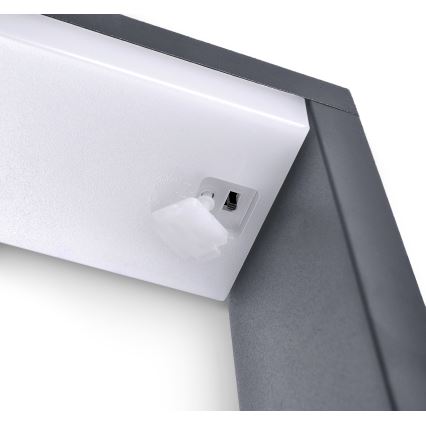 Brilagi - LED Екстериорна лампа RAGUSA LED/7W/230V 3000/4000/6000K антрацит IP54 30 см