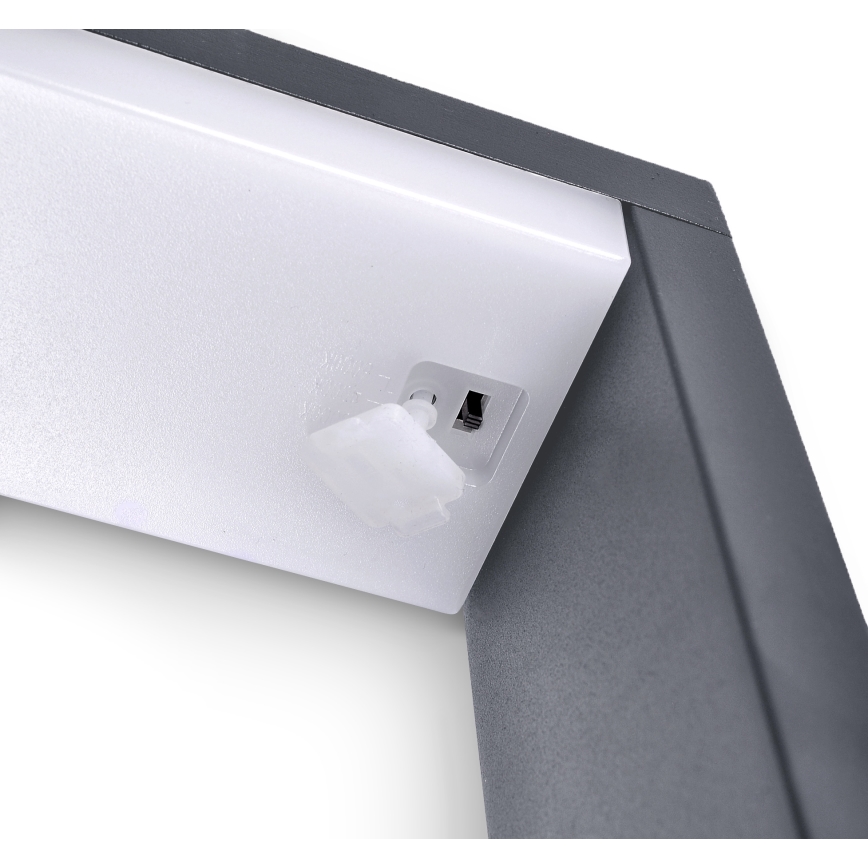 Brilagi - LED Екстериорна лампа RAGUSA LED/7W/230V 3000/4000/6000K антрацит IP54 30 см