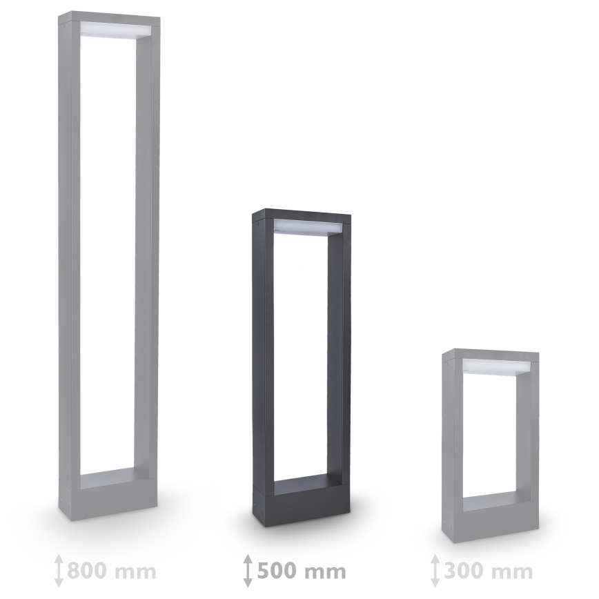 Brilagi - LED Екстериорна лампа RAGUSA LED/7W/230V 3000/4000/6000K антрацит IP54 50 см