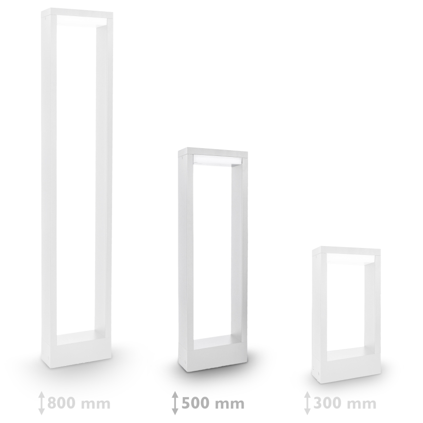 Brilagi - LED Екстериорна лампа RAGUSA LED/7W/230V 3000/4000/6000K бял IP54 50 см