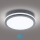 Brilagi - LED Екстериорна лампа със сензор BENE LED/24W/230V Ø 26 см антрацит IP54