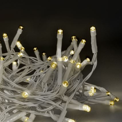 Brilagi - LED Екстериорни Коледни лампички 120xLED/8 функции/3xAA 9,5m бял IP44 топло бял + дистанционно управление