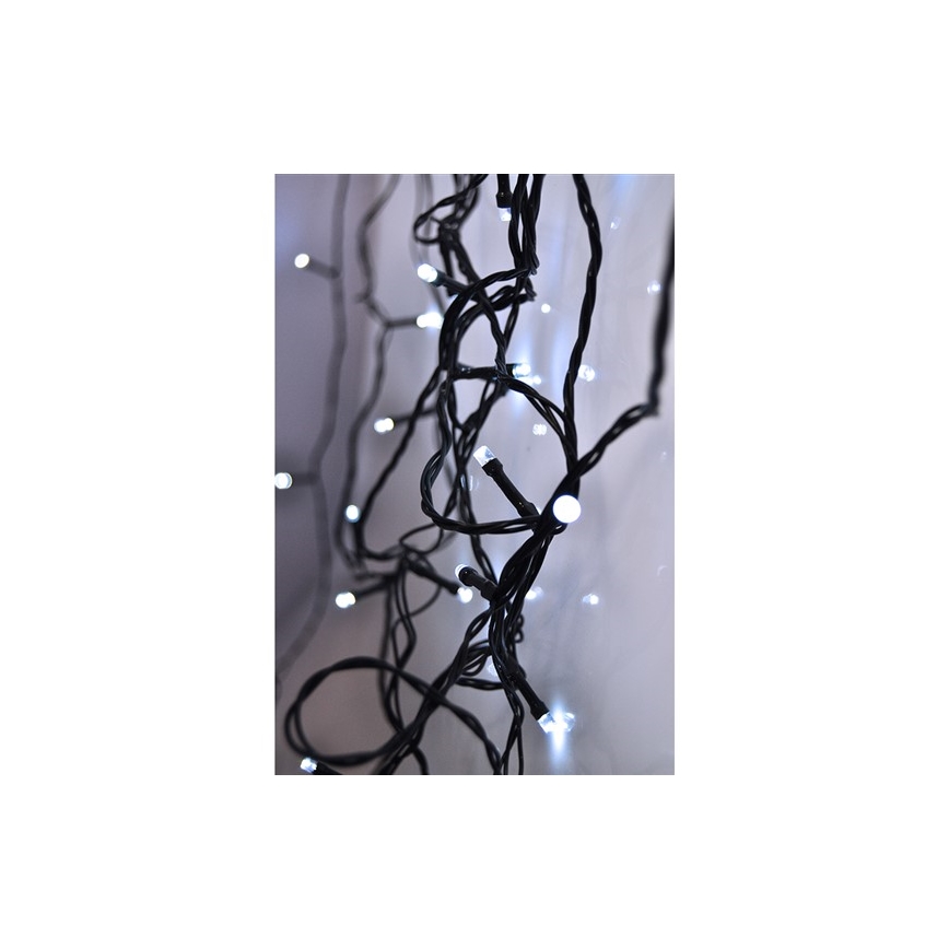 Brilagi - LED Екстериорни Коледни лампички 500xLED/8 функции 55м IP44 студено бели