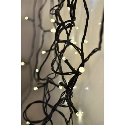 Brilagi - LED Екстериорни Коледни лампички 100xLED/2 функции 15м IP44 топло бели